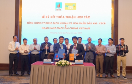 Lễ ký kết Thỏa thuận hợp tác giữa DMC và PVcomBank